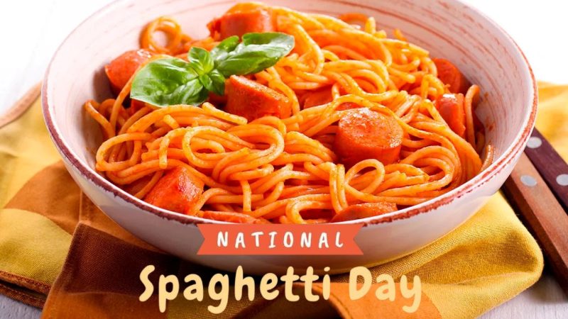 national spaghetti day